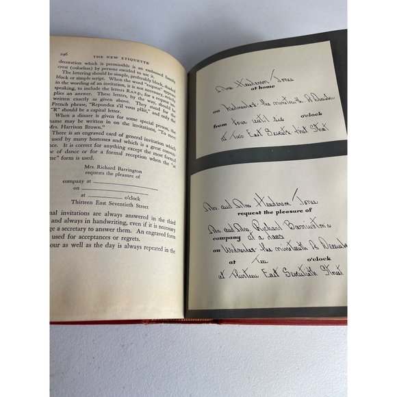 The New Etiquette Margery Wilson Book Collier 1940 Modern Code Social Behavior - Picture 13 of 16
